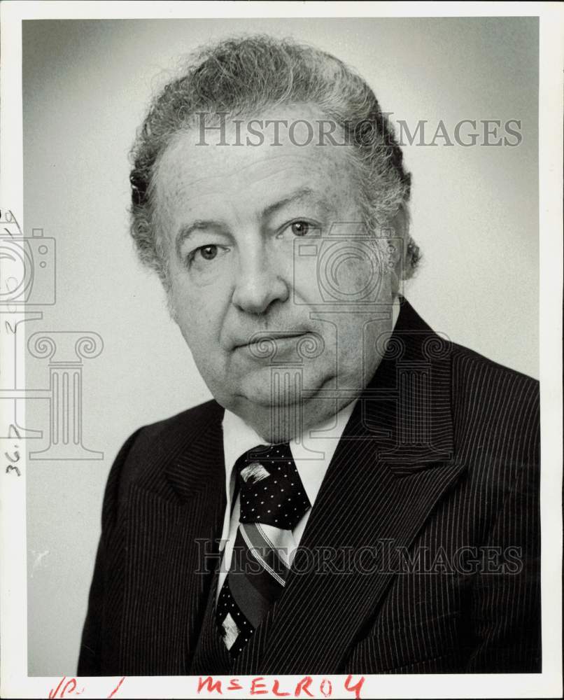 1978 Press Photo H.N. McElroy, Justice of the Peace - hpa89437- Historic Images