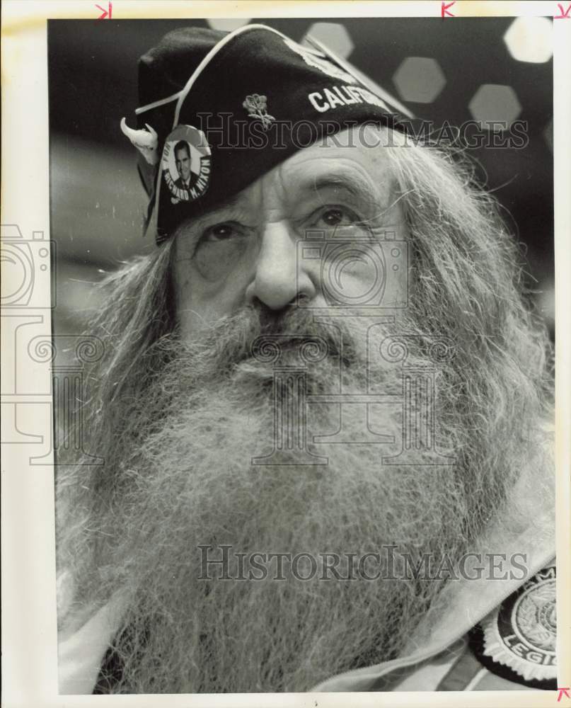 1971 Press Photo Daniel Taylor of Downey, California, American Legion Convention- Historic Images