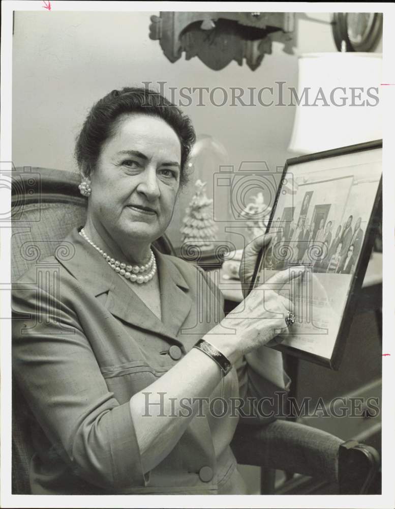 1964 Press Photo Mrs. Louie Kier, First Woman Member of Harris County Grand Jury- Historic Images