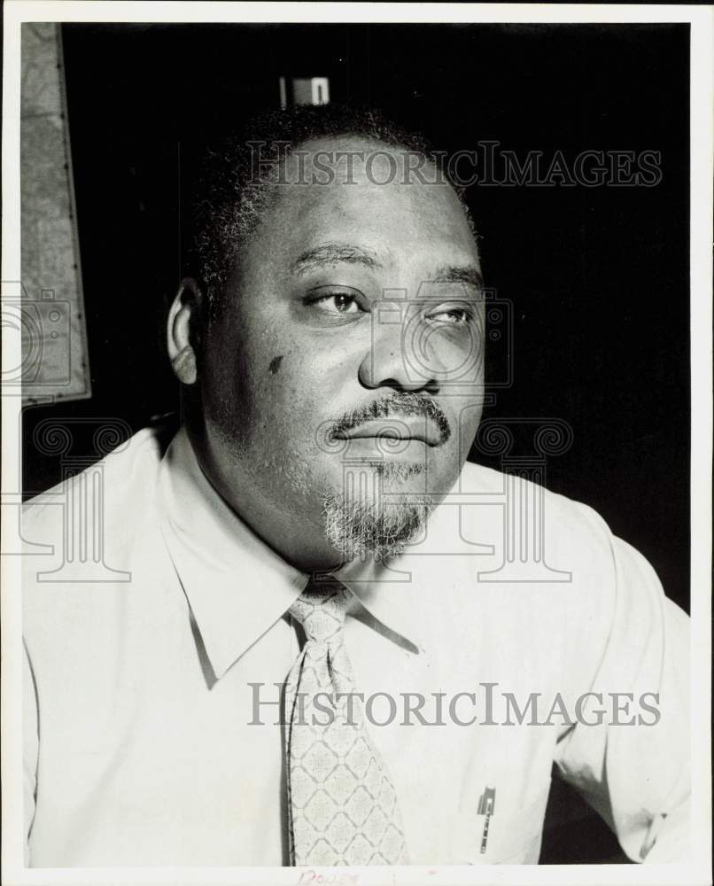 1971 Press Photo Dr. J. Don Boney, Houston School District - hpa89712- Historic Images