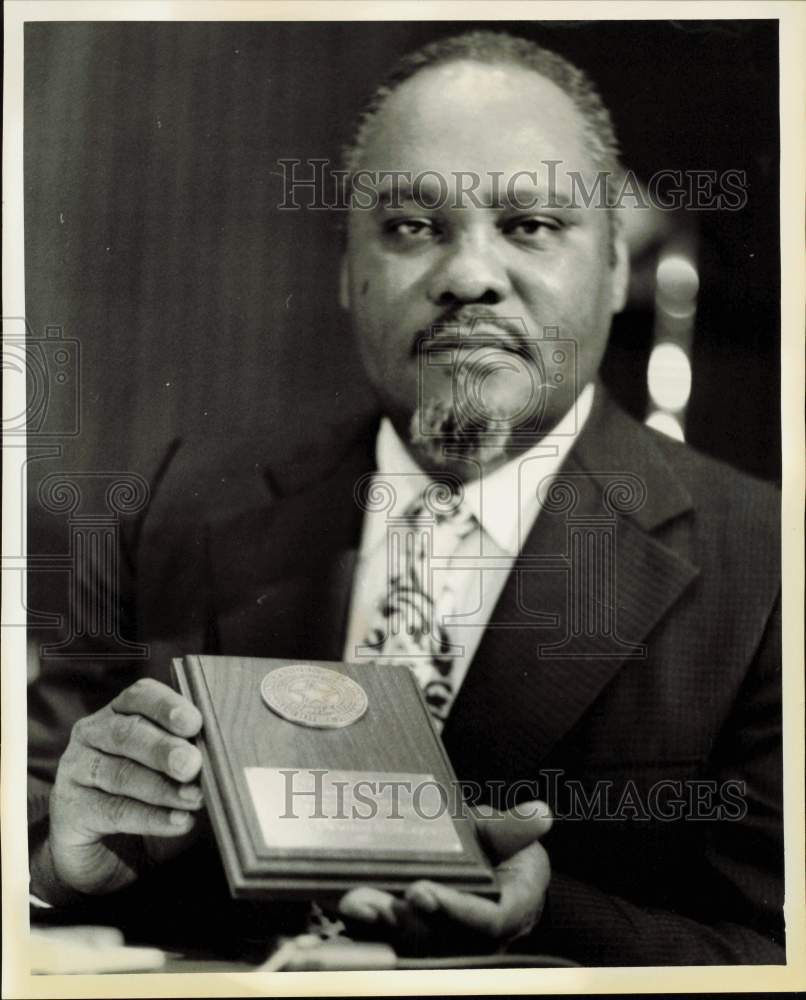 1972 Press Photo Dr. J. Don Boney, Former Acting Houston School District Chief- Historic Images