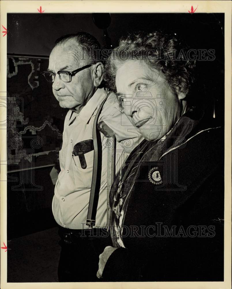 1967 Press Photo Mrs. Mack and J.C. Quinn - hpa89795- Historic Images