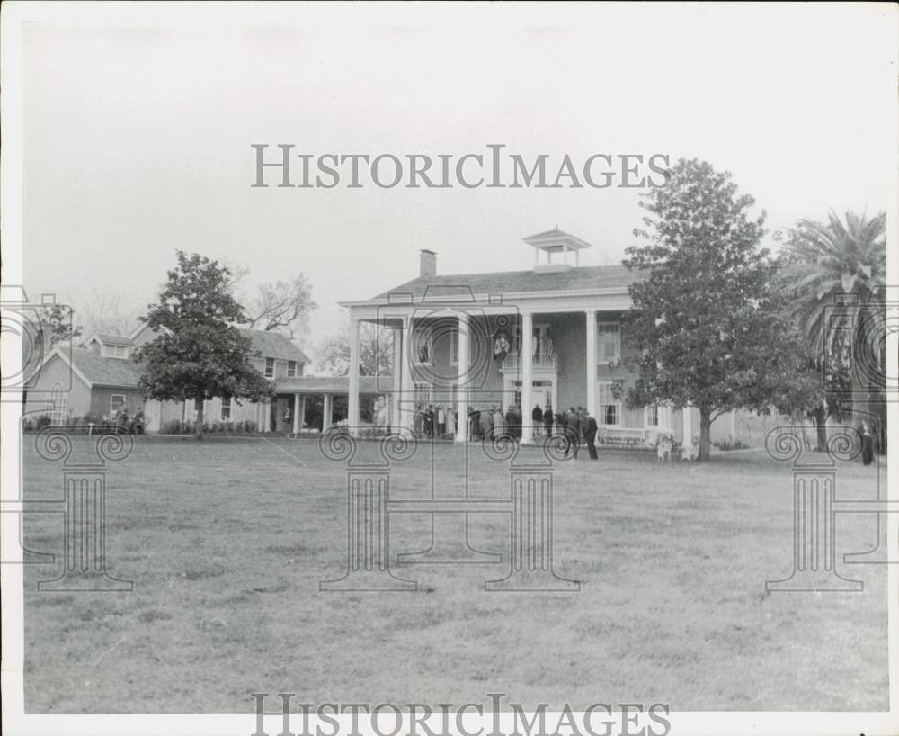 1961 Press Photo Varner-Hogg Plantation House - hpa90130- Historic Images