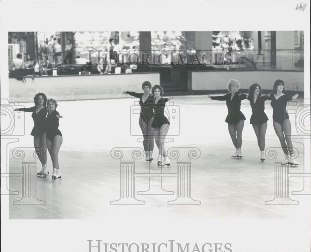 1983 Press Photo Ice skaters the Houstonettes performing on ice. - hpa91165- Historic Images