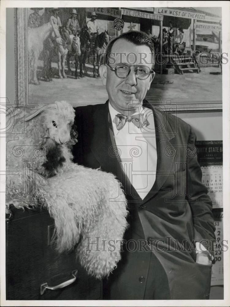 1956 Press Photo O.Clark Fisher, U.S. Representative from San Angelo- Historic Images