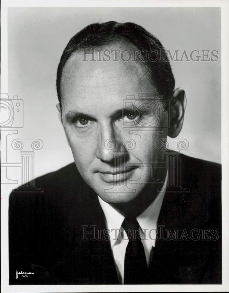 1957 Press Photo Roger Firestone, president of Firestone Plastics Company- Historic Images