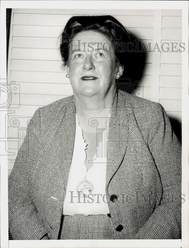 1955 Press Photo Bernice Fitz-Gibbon, Montgomery Ward&#39;s first woman director- Historic Images