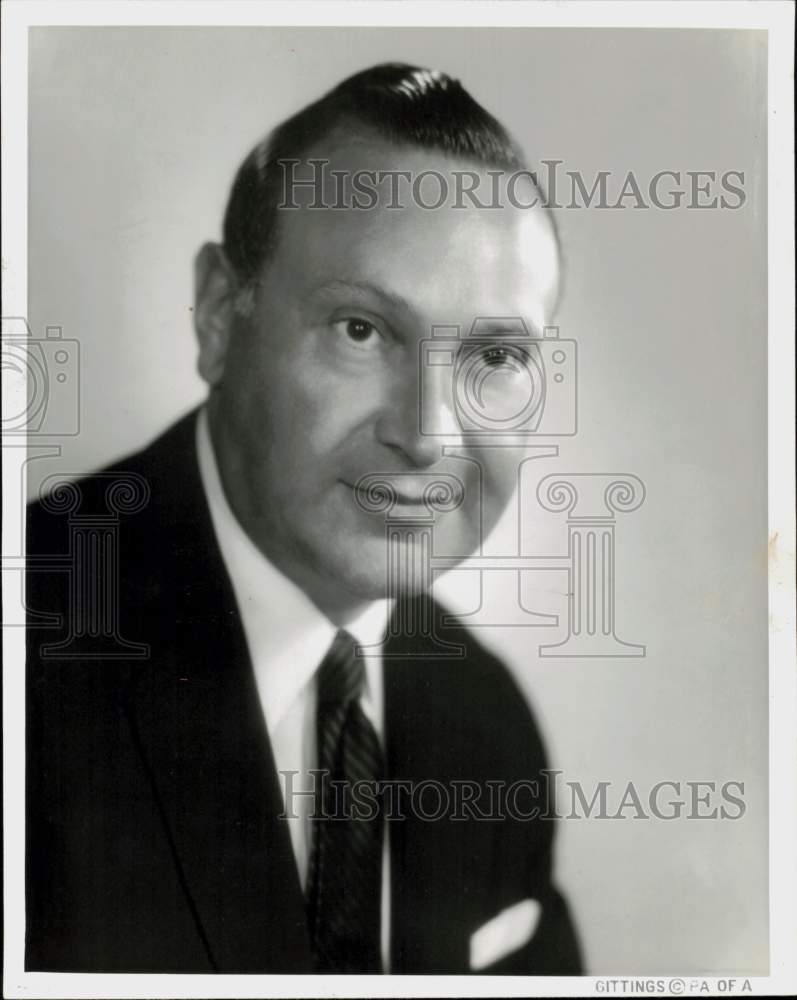 1956 Press Photo William D. Lane, Dreyfus Properties vice president - hpa92574- Historic Images