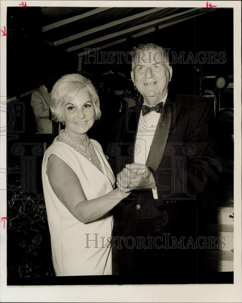 1967 Press Photo Mr. and Mrs. Joe Wolf dancing at Houston event - hpa92593- Historic Images