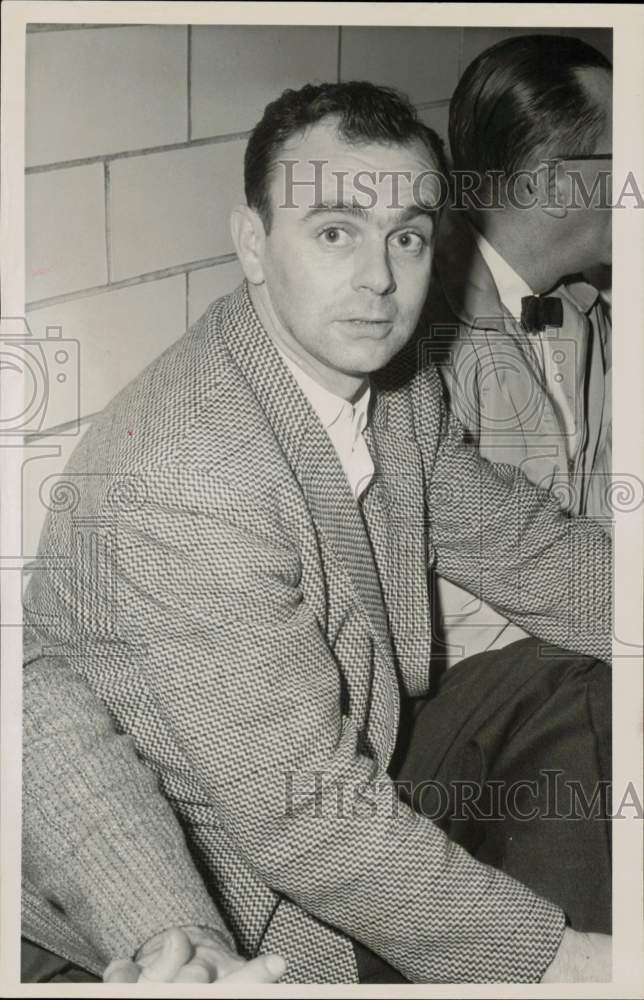 1958 Press Photo Justin Green, Park Towers Club manager - hpa92605- Historic Images