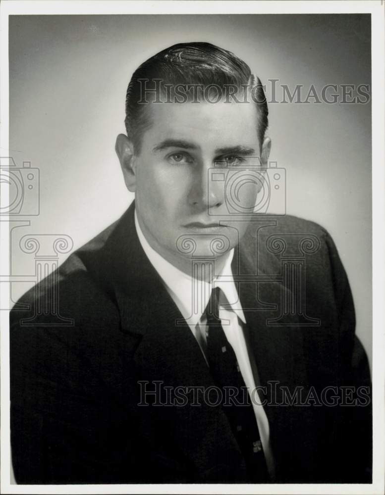 1965 Press Photo J.D. Sartwelle, Director of Houston Chamber of Commerce- Historic Images