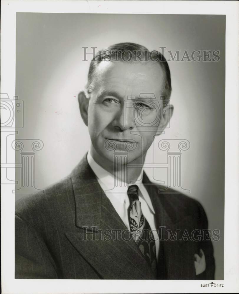 1956 Press Photo Harry Rogers, VP of Manufacturing for Wilhelm-Laughlin &amp; Wilson- Historic Images