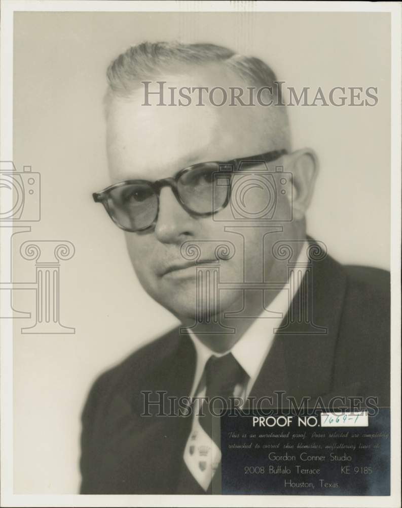 1956 Press Photo Dr. Edwin Connor, Pasadena Hospital owner. - hpa92984- Historic Images