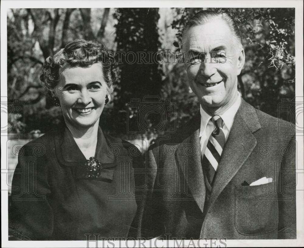 1959 Press Photo Olaf LaCour Olsen, President of O.L. Olsen Company - hpa93816- Historic Images