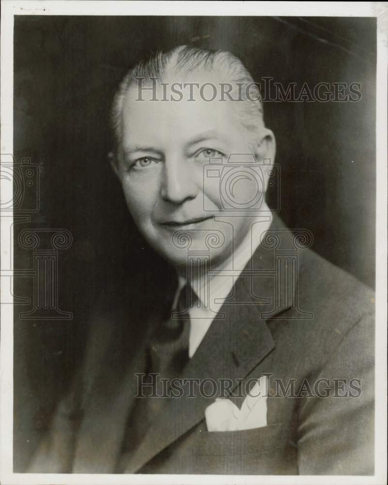 1950 Press Photo Frank A. Hecht, President of Navy League of United States- Historic Images