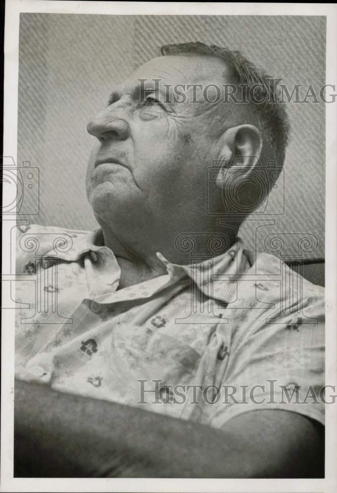 1957 Press Photo Joe Zvolanek, Czech-born who lives in Temple, Texas - hpa94196- Historic Images