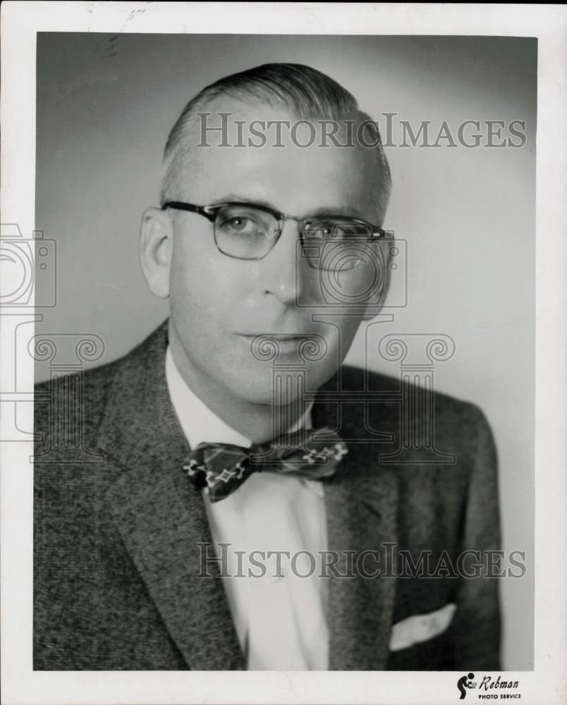 1959 Press Photo Greg B. Perry, Houston Port Bureau general manager - hpa94413- Historic Images