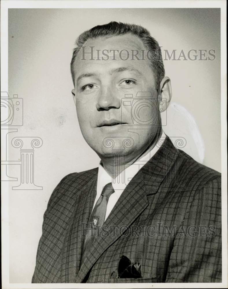 1961 Press Photo Houston builder U.L. (Buddy) Edwards - hpa94513- Historic Images