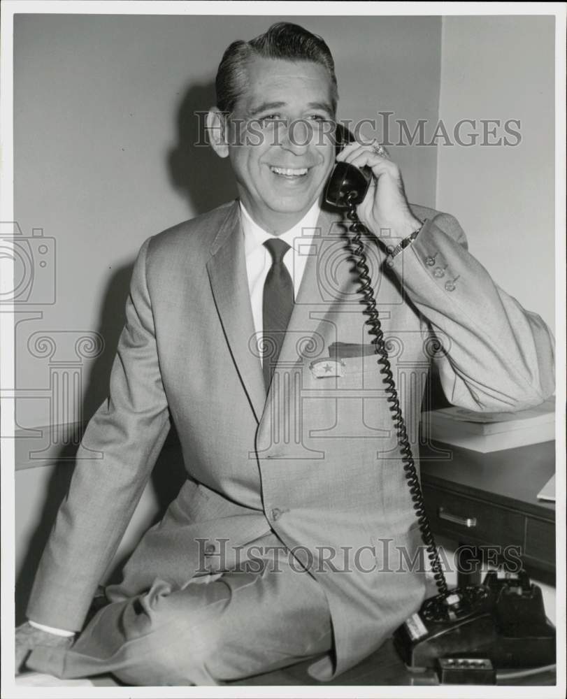 1957 Press Photo Art Rush, manager of Roy Rogers - hpa94576- Historic Images