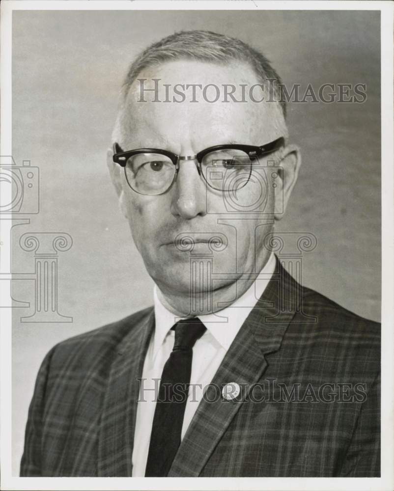 1964 Press Photo Joseph Rummler, Constitution Party&#39;s Comptroller candidate- Historic Images