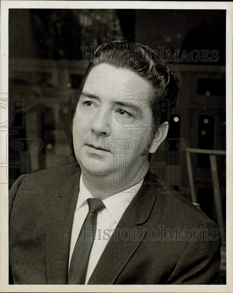 1969 Press Photo Peter Pizzagalli, Houston merchant banker. - hpa94785- Historic Images