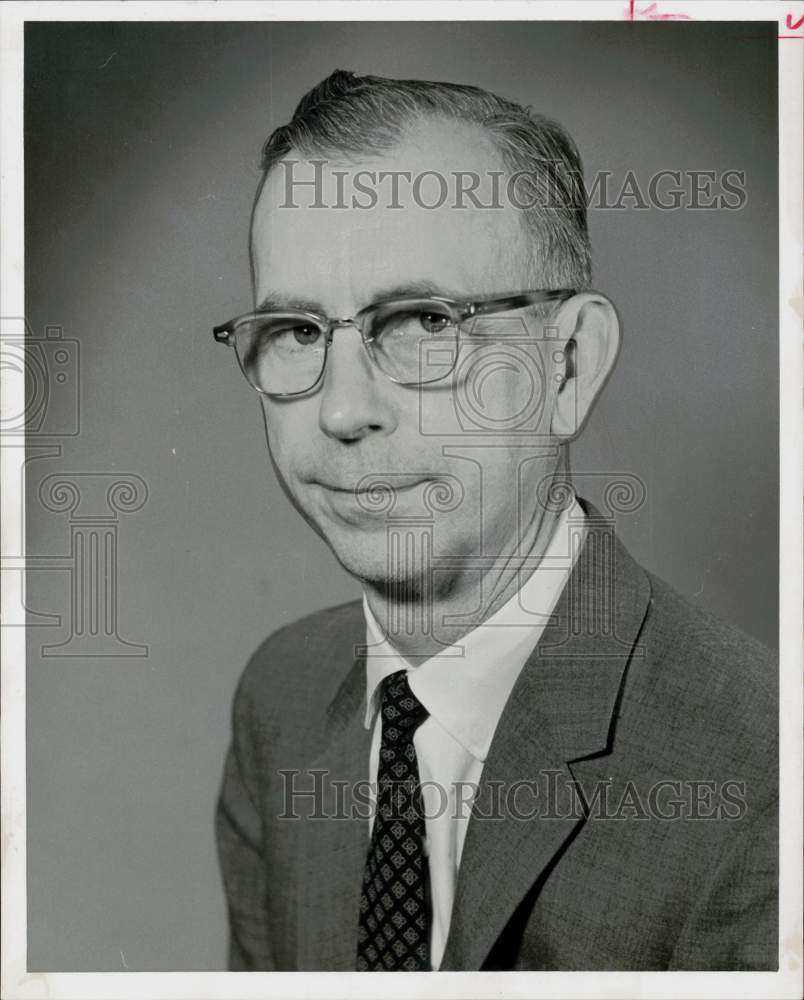 1960 Press Photo Alfred A. Schultz of Wilson Stationery and Printing Company.- Historic Images