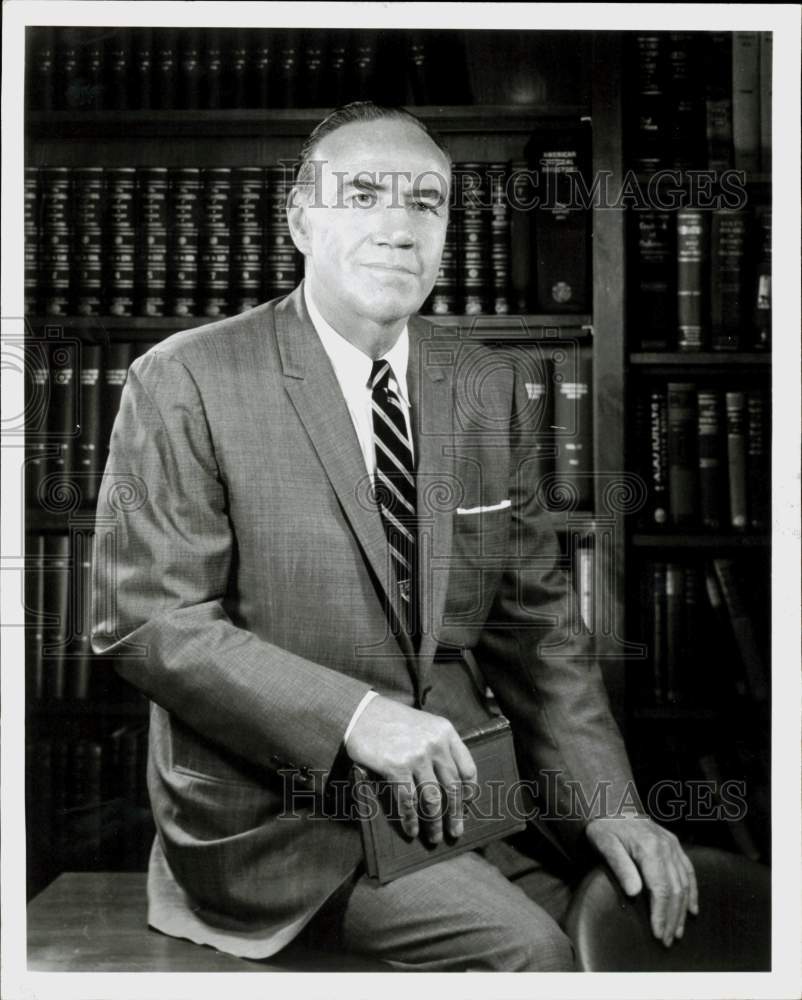 1968 Press Photo Robert Bradshaw, Jr., Texas Foundries President - hpa94997- Historic Images