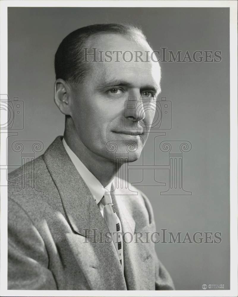 1959 Press Photo Arthur Koch, Houston&#39;s Dixie Glass Company director.- Historic Images