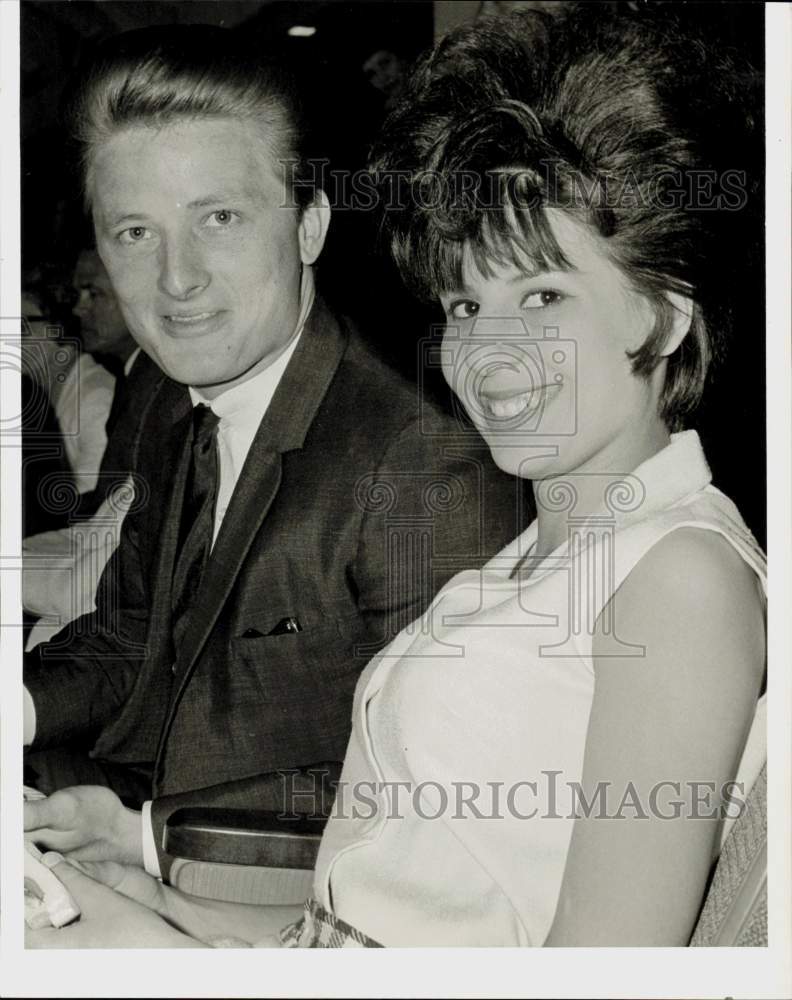 1965 Press Photo Houston&#39;s Mr. and Mrs. Gary Smith who owns the Levee.- Historic Images