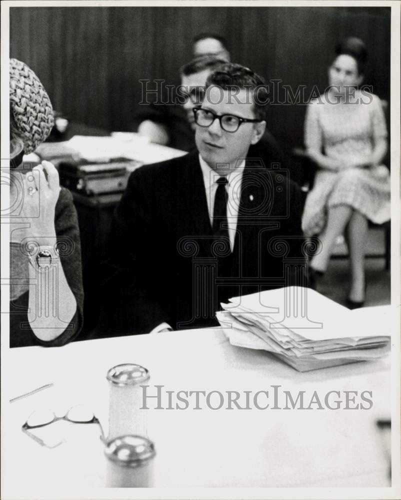 1964 Press Photo Shearn Smith, Ben Taub Board of Managers member. - hpa95558- Historic Images