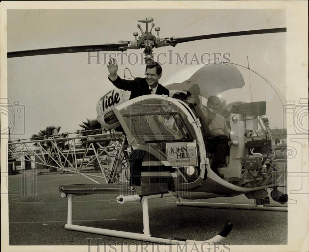 1968 Press Photo John Hill, Governor of Texas candidate - hpa96305- Historic Images