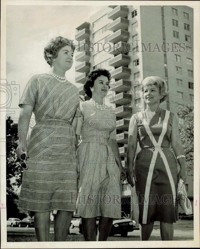 1962 Press Photo Mrs. Carl Boyles with fellow Dental Auxiliary officials, Texas- Historic Images