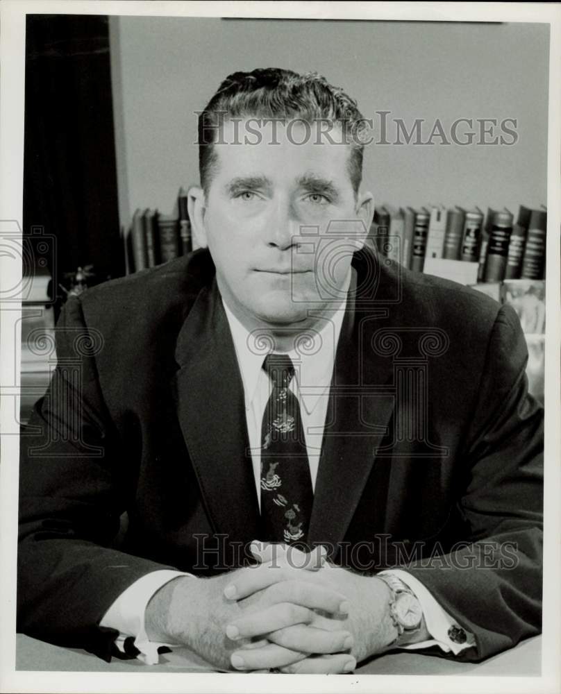 1955 Press Photo Corbin Robertson, University of Houston Regents board member- Historic Images