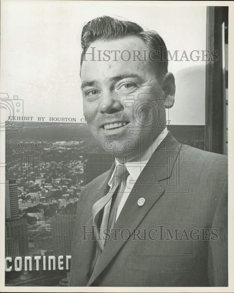 1964 Press Photo Roscoe H. Jones, City planner for Houston - hpa98671- Historic Images