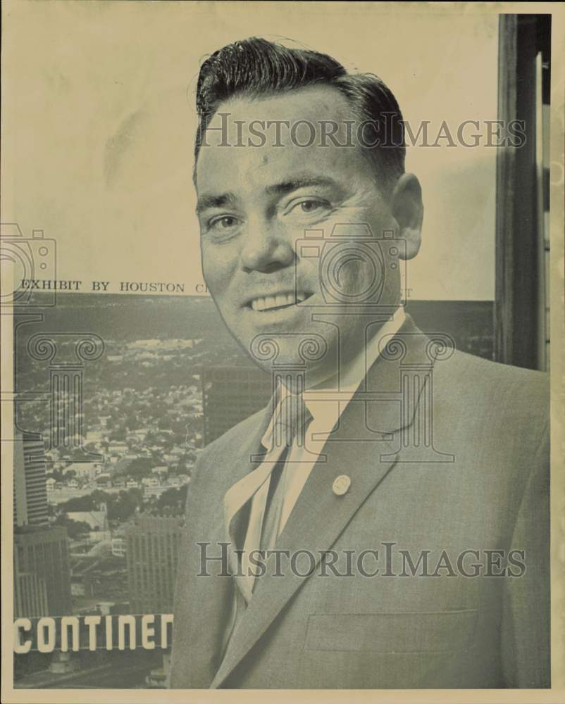 1964 Press Photo Roscoe H. Jones, Houston Planning Director - hpa98672- Historic Images