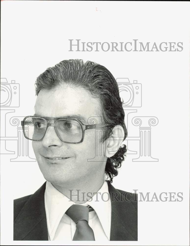 1986 Press Photo Robert Jones of Harris County Democratic Party - hpb00042- Historic Images