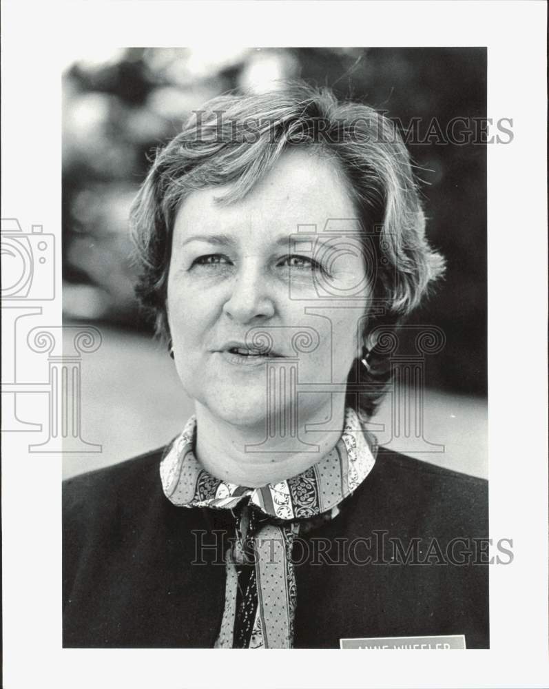 1983 Press Photo Anne Wheeler, Houston City Council candidate - hpb00139- Historic Images