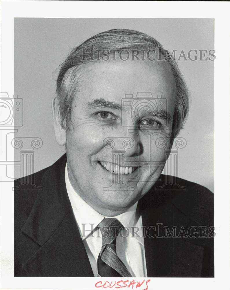 1982 Press Photo Charles Coussons, County Civil Court-at-law candidate- Historic Images