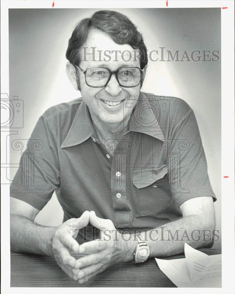1980 Press Photo Joe B. Frantz, University of Texas history professor- Historic Images