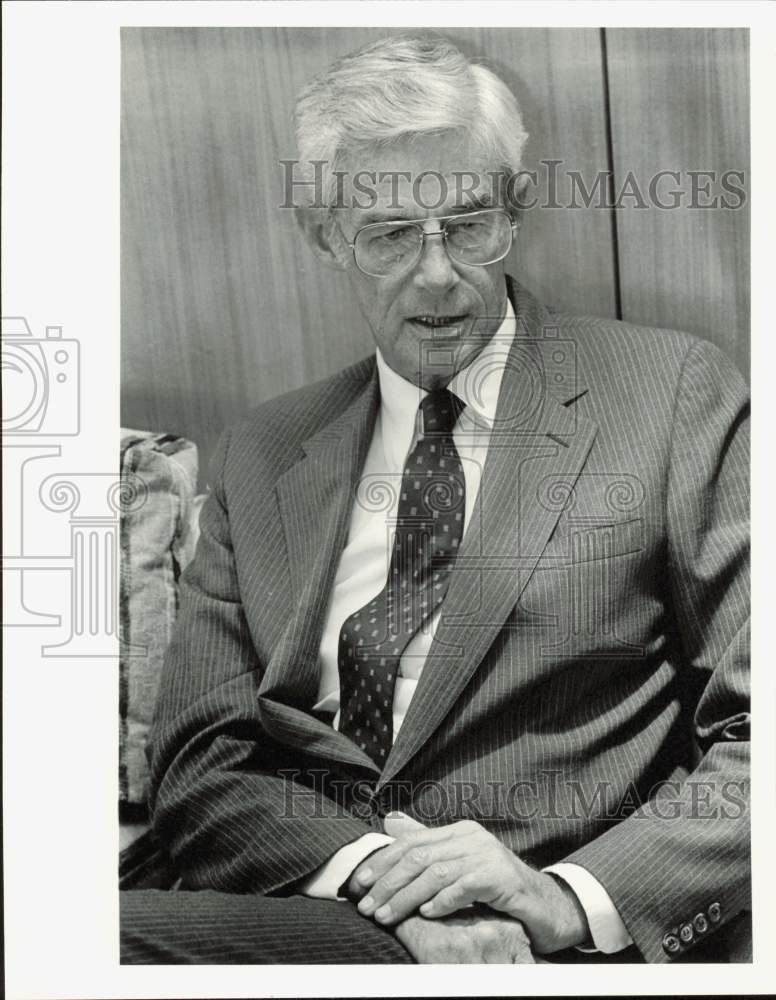 1985 Press Photo Dr. Charles LeMaistre - hpb01125- Historic Images