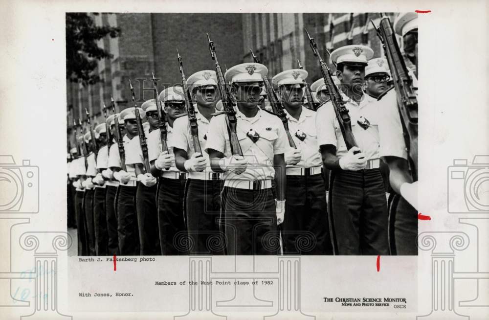 1978 Press Photo West Point Military Academy class of '82 members. - hpm00703