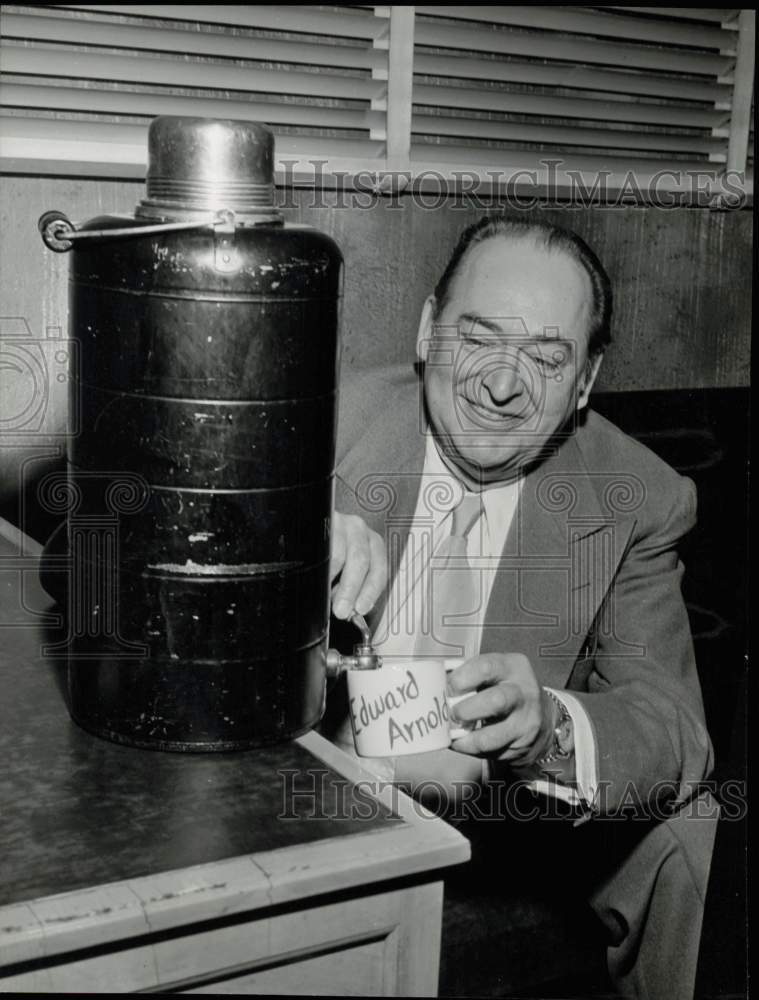Press Photo Edward Arnold, American film, radio and television actor.