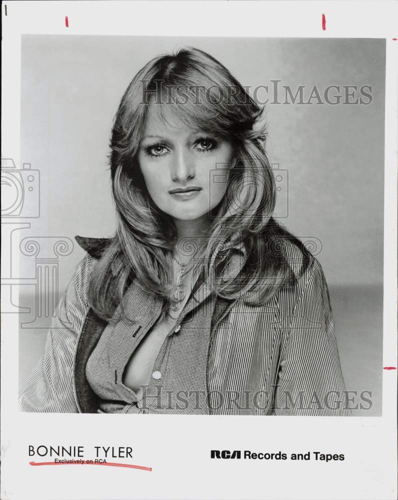 Press Photo Singer Bonnie Tyler - hpp04657- Historic Images