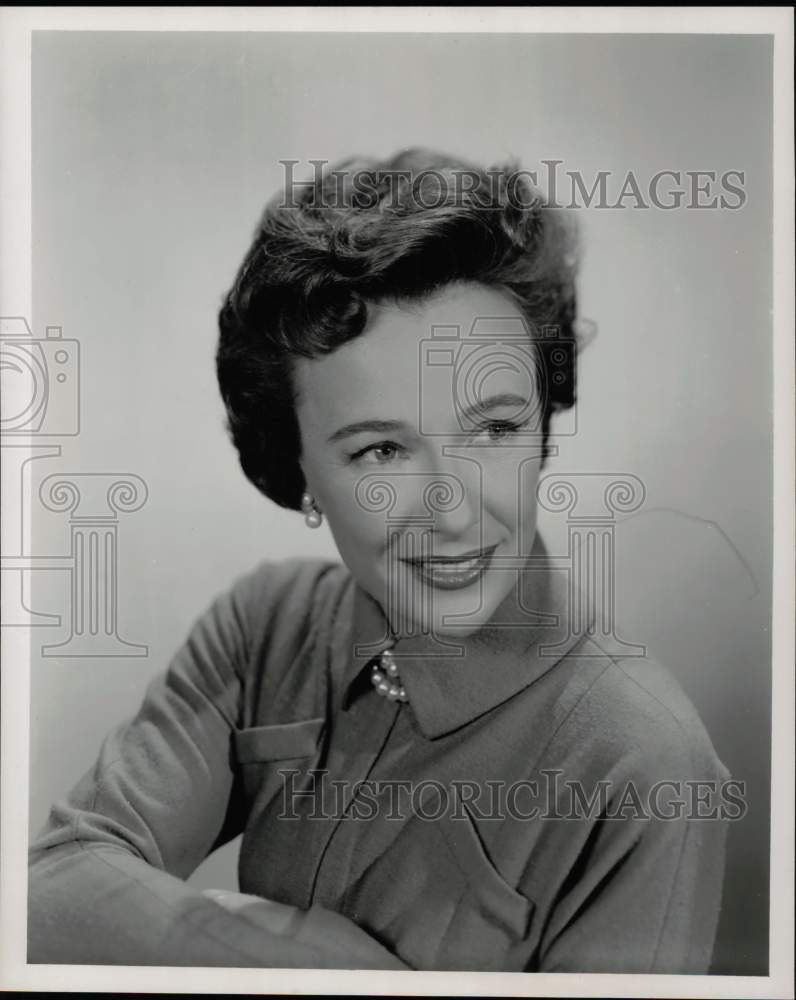 1956 Press Photo Actress Phyllis Thaxter - hpp06030- Historic Images