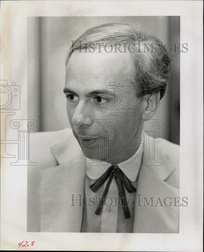 1978 Press Photo John Anthony, Fashion Designer - hpp06094- Historic Images