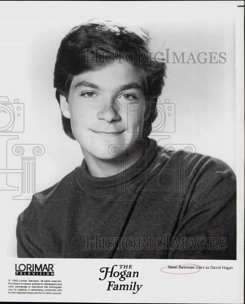 1989 Press Photo Jason Bateman Stars as David Hogan in &quot;The Hogan Family&quot;- Historic Images