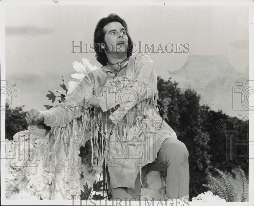 1972 Press Photo Actor Desi Arnaz, Jr. in "Marco" Musical - hpp06907