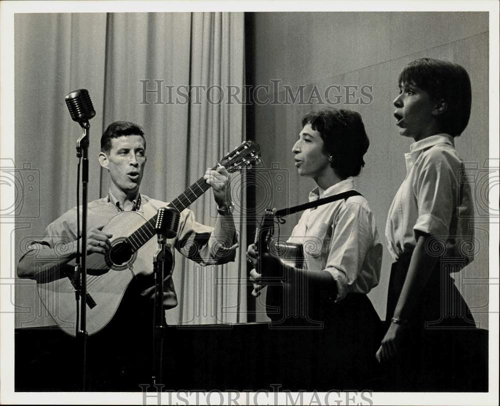 1963 Press Photo Peter and the Pipers, Music Group - hpp07358- Historic Images