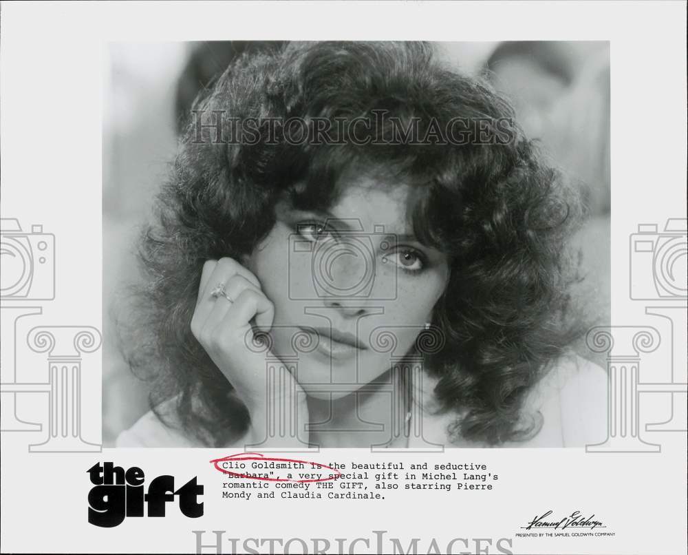 Press Photo Actress Clio Goldsmith in Michael Lang&#39;s &quot;The Gift - hpp07622- Historic Images