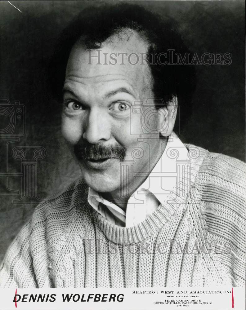 Press Photo Comedian Dennis Wolfberg - hpp08788